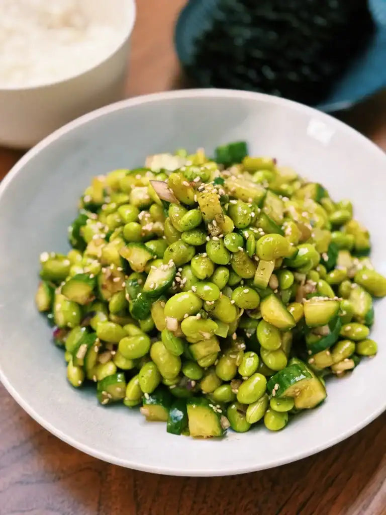 Quick & Healthy Yuzu Sesame Edamame Salad