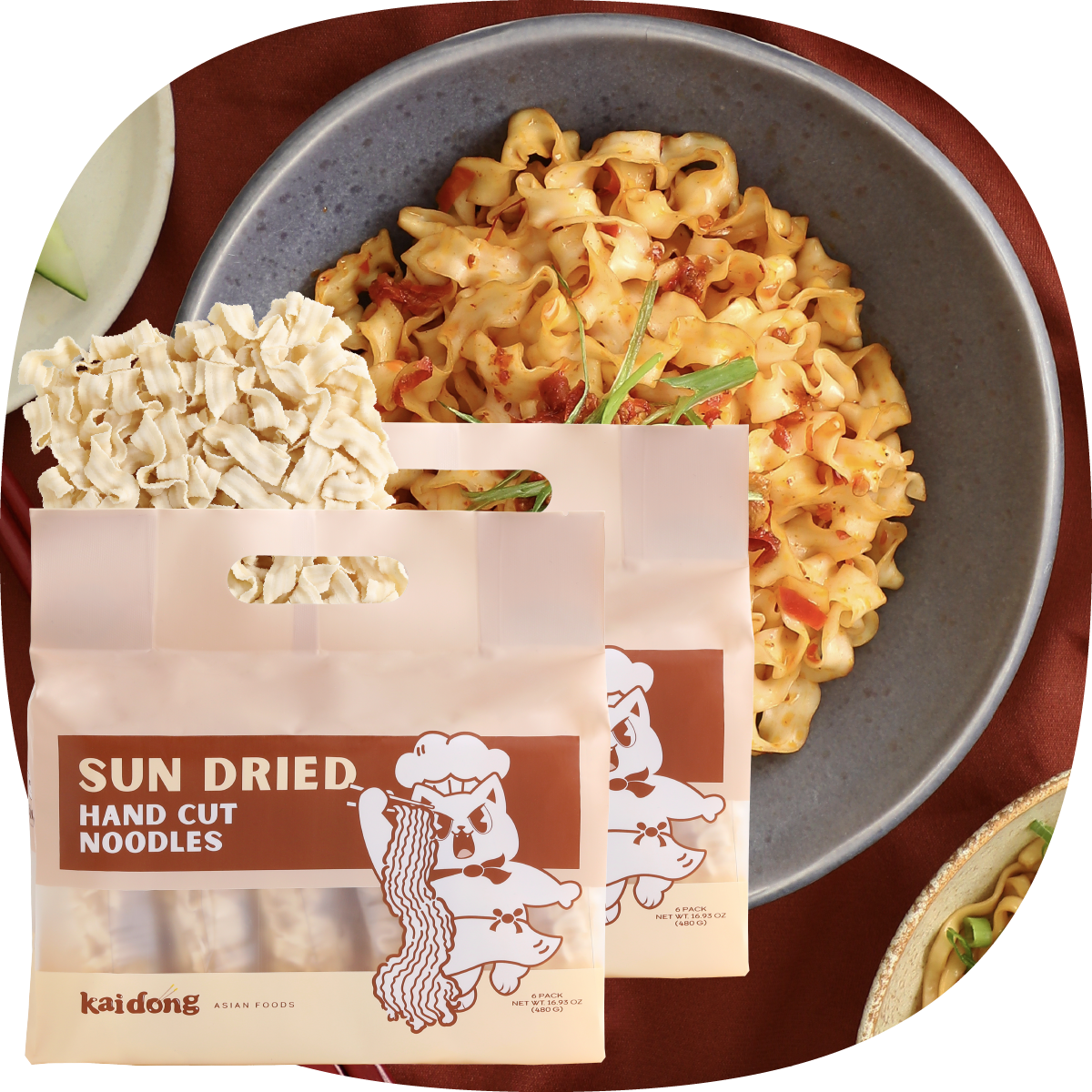 Sun Dried Hand Cut Noodles